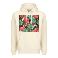 Sandshell succulents and cowhide Premium Hoodie - TumblerDesignByShophia