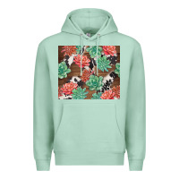 Seafoam succulents and cowhide Premium Hoodie - TumblerDesignByShophia