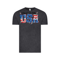 Vintage Black land of the free usa Vintage Tee - MaliasSmallBusiness