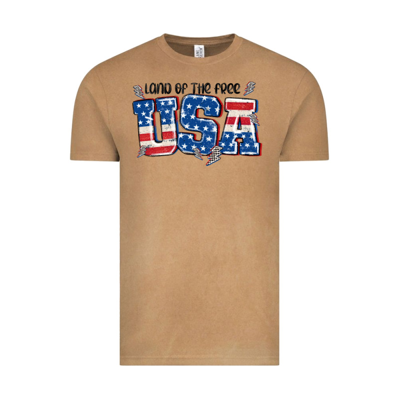 Land Of The Free Usa Vintage Tee by MaliasSmallBusiness | Teevron