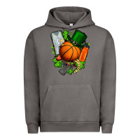 Pigment Tornado St. Patrick's Day Basketball Urban Hoodie - FaDigitalArtStudio