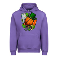 Tulip St. Patrick's Day Basketball Urban Hoodie - FaDigitalArtStudio