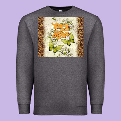 Beauty From Ashes Premium Sweatshirt Designed By Tumblerdesignbyshophia