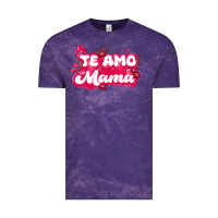 Cloud Purple te amo mama Vintage Tee - JahusDesignShop