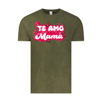 Vintage Olive te amo mama Vintage Tee - JahusDesignShop