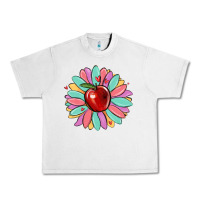 Lunar Rock teacher apple Urban Heavy Tee - MaliasSmallBusiness