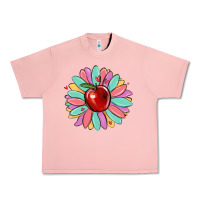 Salmon teacher apple Urban Heavy Tee - MaliasSmallBusiness