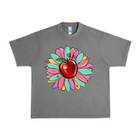 Teacher Apple Urban Heavy Tee | Teevron