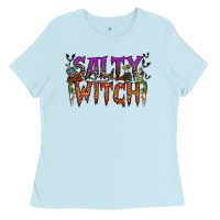 Baby Blue salty witch Ladies Tee - RacoonDesign