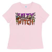 Bubblegum Pink salty witch Ladies Tee - RacoonDesign