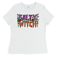 White salty witch Ladies Tee - RacoonDesign