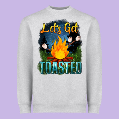 Lets Get Toasted Heavyweight Sweatshirt Designed By Nancycooperartshop
