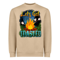 Mushroom lets get toasted Heavyweight Sweatshirt - NancyCooperArtShop