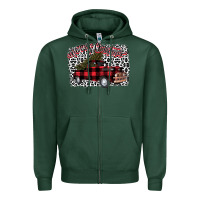 Sports Green Merry Christmas Truck Zipper Hoodie - Bettercallsaul