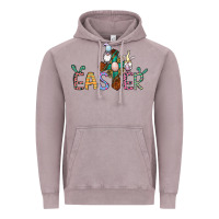 Vintage Zinc cross rabbit easter gnomes Vintage Hoodie - Jasminsmagicworld