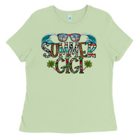 Matcha summer gigi Ladies Tee - CowhideDigitalArt