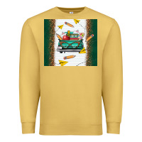 Antique Gold back to school truck Premium Sweatshirt - TumblerDesignByShophia