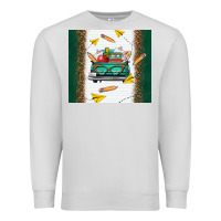 Dove Grey back to school truck Premium Sweatshirt - TumblerDesignByShophia