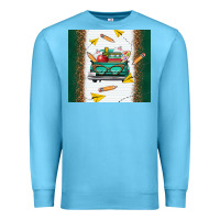Ocean Blue back to school truck Premium Sweatshirt - TumblerDesignByShophia