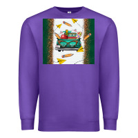 Purple back to school truck Premium Sweatshirt - TumblerDesignByShophia