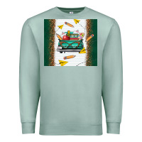 Seafoam back to school truck Premium Sweatshirt - TumblerDesignByShophia