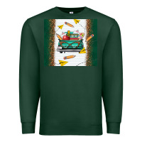 Sports Green back to school truck Premium Sweatshirt - TumblerDesignByShophia