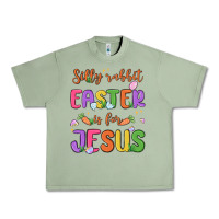 Oil Green silly rabbit easter is for jesus Urban Heavy Tee - MaliasSmallBusiness