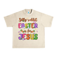 Sandshell silly rabbit easter is for jesus Urban Heavy Tee - MaliasSmallBusiness