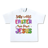 White silly rabbit easter is for jesus Urban Heavy Tee - MaliasSmallBusiness