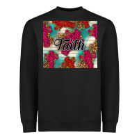Black faith Heavyweight Sweatshirt - NancyCooperArtShop