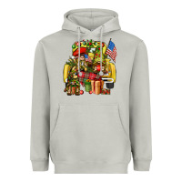 Moon Dust Christmas army gnomes truck 4th of july Heavyweight Hoodie - HowdyJamesFarm