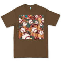 Cacao baseball leopard seamless pattern Premium Tee - JahusDesignShop