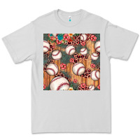 Dove Grey baseball leopard seamless pattern Premium Tee - JahusDesignShop