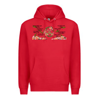 Red mom daily affirmation Premium Hoodie - TumblerDesignByShophia