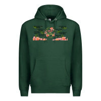 Sports Green mom daily affirmation Premium Hoodie - TumblerDesignByShophia