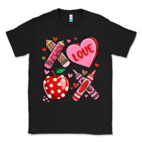 Black valentine xoxo teacher Classic Tee - MaliasSmallBusiness