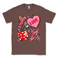Chestnut valentine xoxo teacher Classic Tee - MaliasSmallBusiness