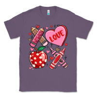 Lavender valentine xoxo teacher Classic Tee - MaliasSmallBusiness