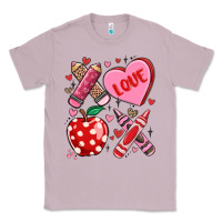 Lilac valentine xoxo teacher Classic Tee - MaliasSmallBusiness