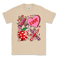 Mushroom valentine xoxo teacher Classic Tee - MaliasSmallBusiness