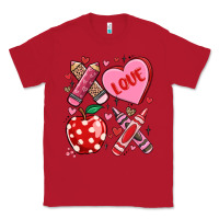 Red valentine xoxo teacher Classic Tee - MaliasSmallBusiness