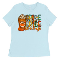 Baby Blue spice spice baby Ladies Tee - RacoonDesign