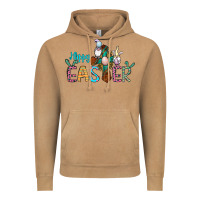 Vintage Camel cross rabbit gnomes happy easter Vintage Hoodie - Jasminsmagicworld
