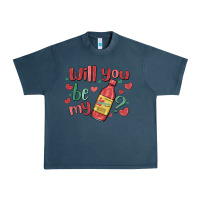Midnight Navy will you be my Urban Heavy Tee - MaliasSmallBusiness