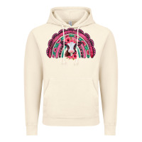 Vintage Artic valentines day pink gemstones baby calf rainbow Vintage Hoodie - Jasminsmagicworld