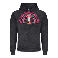 Vintage Black valentines day pink gemstones baby calf rainbow Vintage Hoodie - Jasminsmagicworld