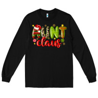 Black aunt claus Long Sleeve Tee - MaliasSmallBusiness
