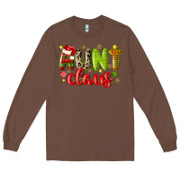 Chestnut aunt claus Long Sleeve Tee - MaliasSmallBusiness