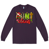 Plum aunt claus Long Sleeve Tee - MaliasSmallBusiness