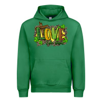Emerald love like jesus st. patricks Urban Hoodie - FaDigitalArtStudio